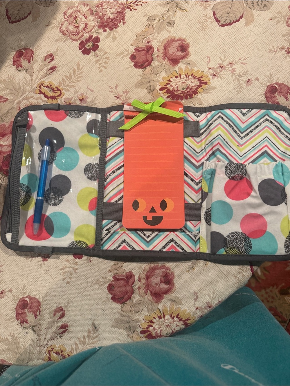 Thirty-one Pen Pencil Tablet Holder NWOT Elastic Closure Multi Colored - Picture 13 of 13